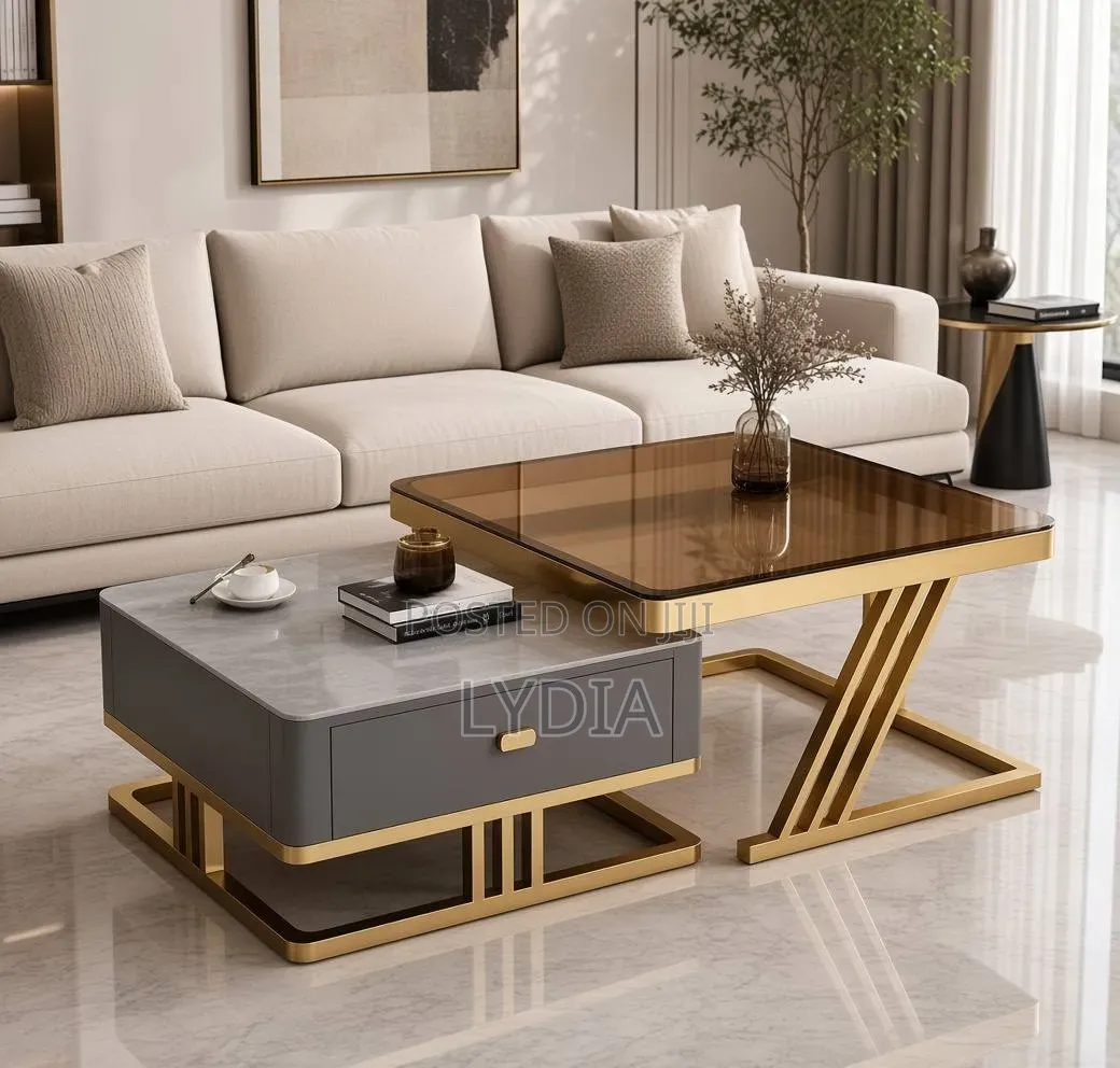 Mable+glass Center Table