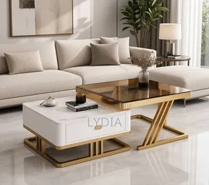 Mable+glass Center Table