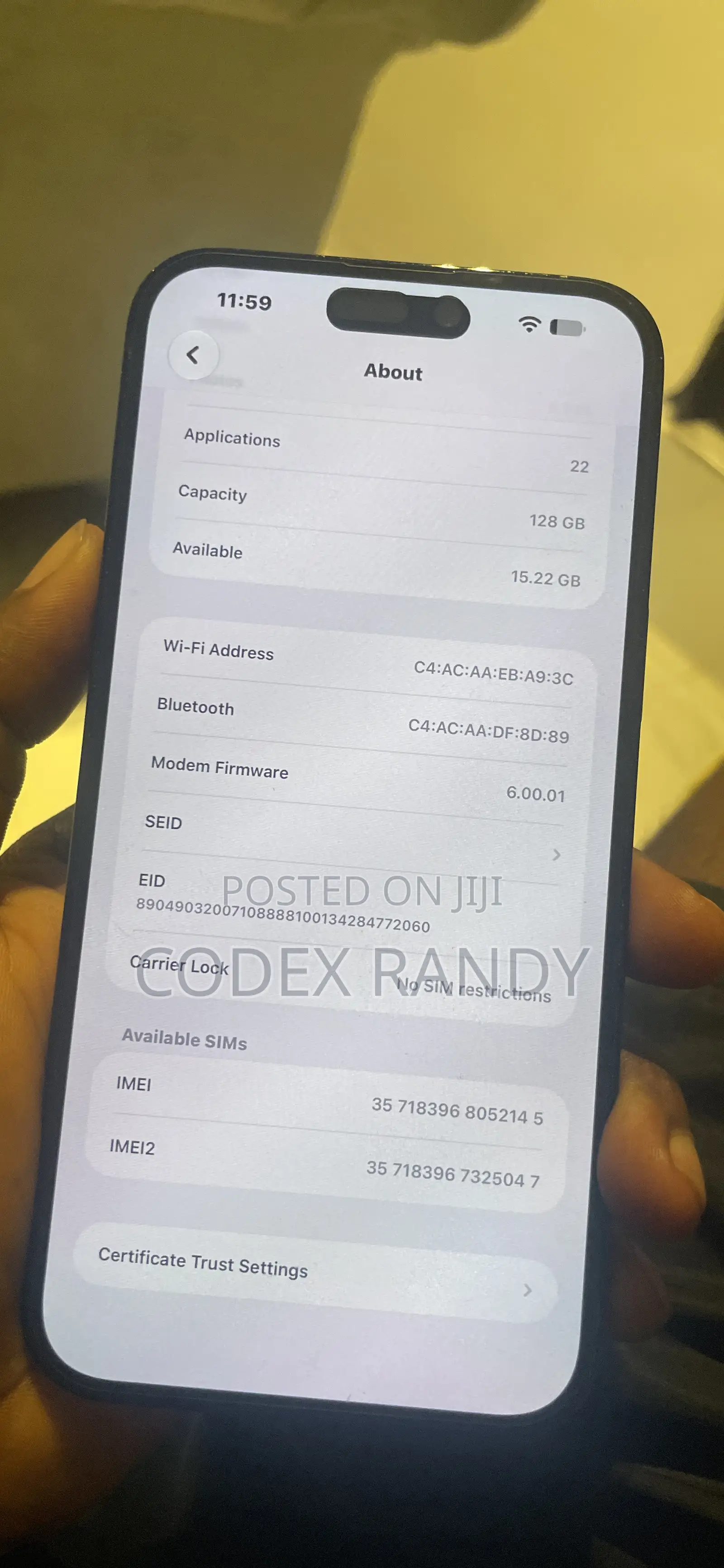 Apple iPhone 14 Pro Max 128 GB Black