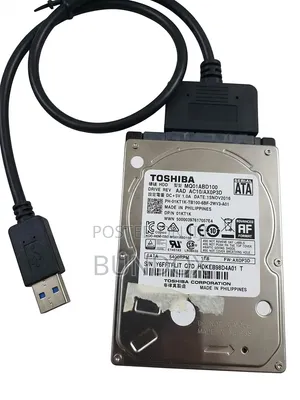 1TB Toshiba Portable External Hard Drive (With USB 3.0 Adapter Cable)