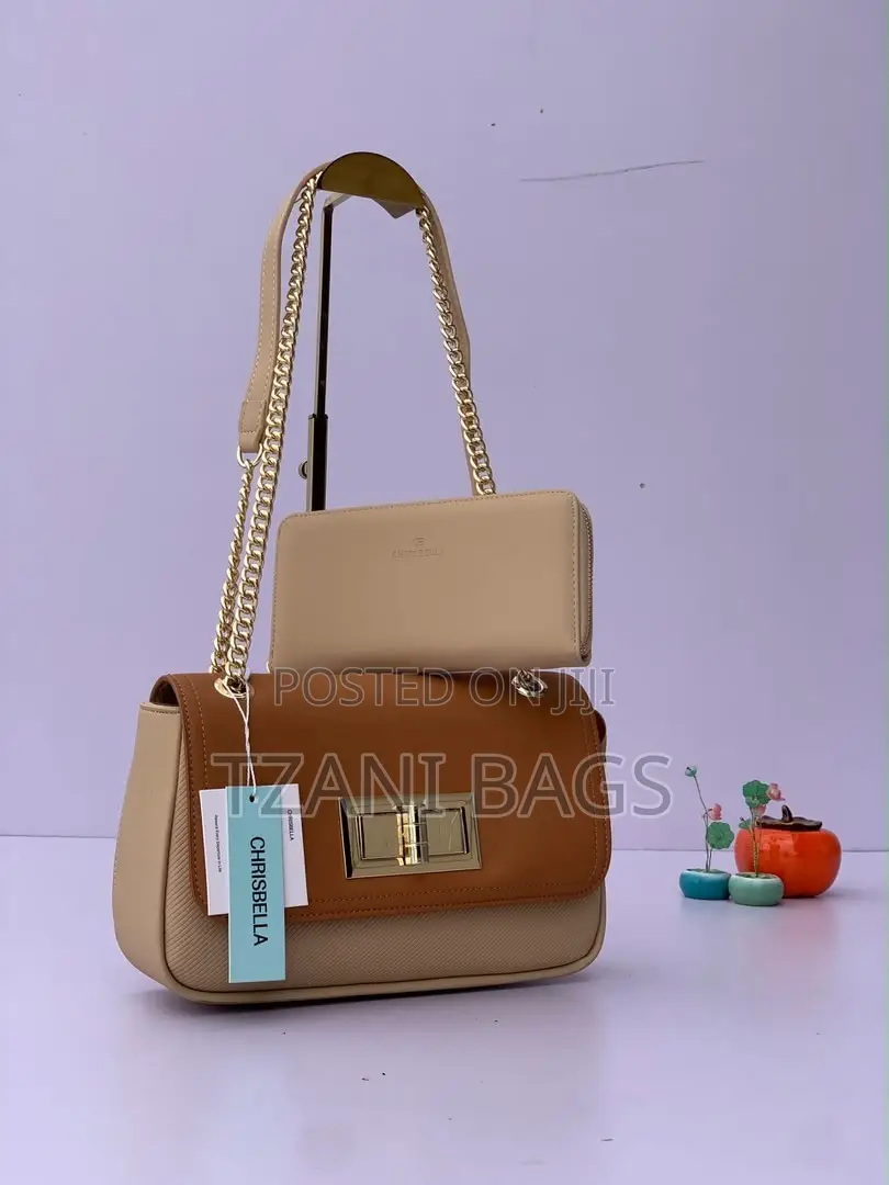 Chrisbella Trendy Flap Chain Shoulder Bag