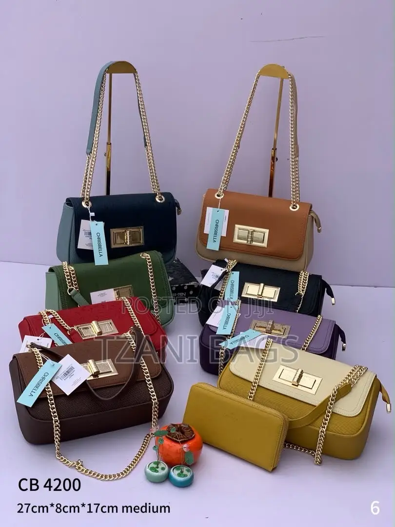 Chrisbella Trendy Flap Chain Shoulder Bag
