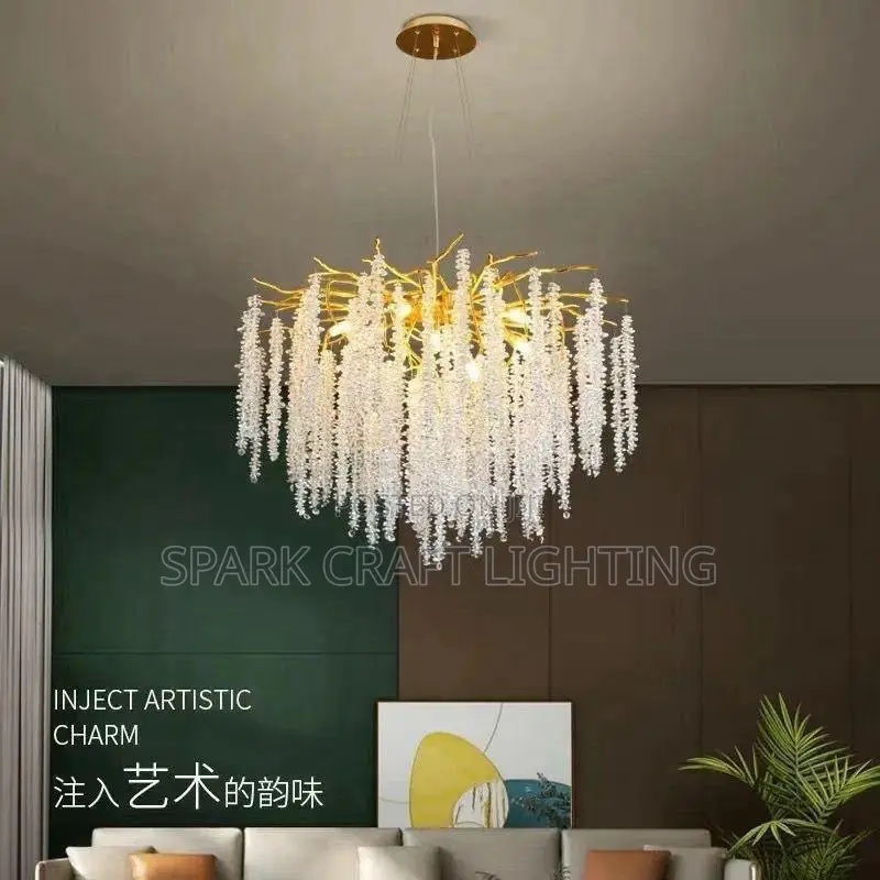Crystal Floral Chandelier by 600mm
