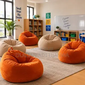 Adjustable and Comfy Beanbags With Washable Cover for Schools and Home