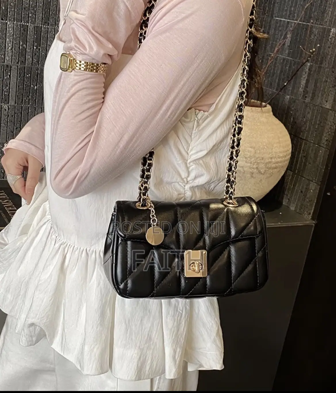 Quilted Mini Coach Bag