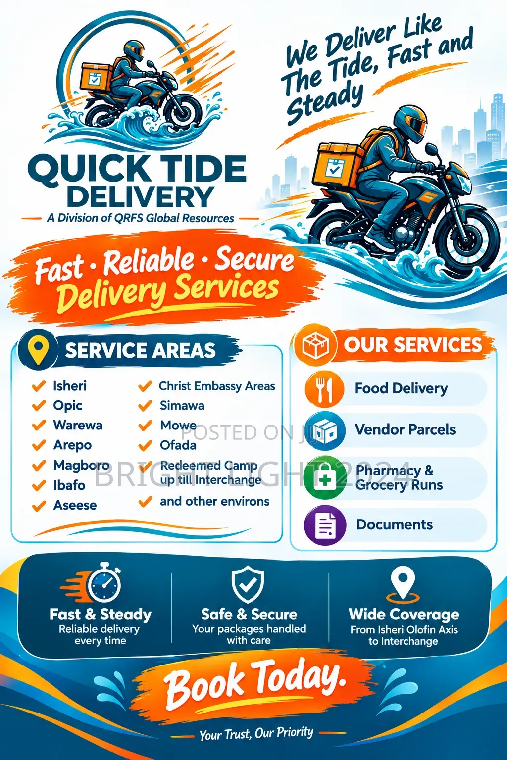 Delivery Services Around Isheri - Mowe - Interchange and Environs