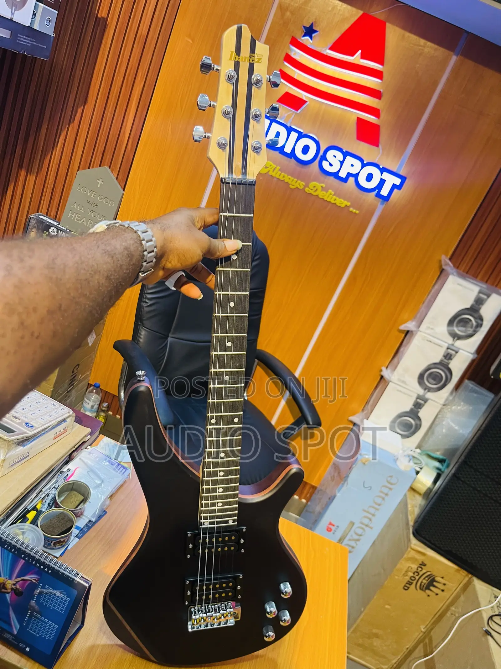 IBANEZ Professional Electric Lead Guitar - Matte Black BEAST - 6 Strin