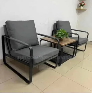 2 Single Sofa Chair With Side Stool