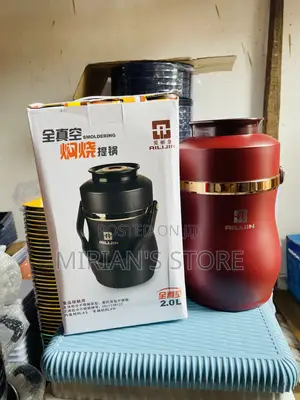 AILIJIN 2.0L Premium Vacuum Insulated Food Flask
