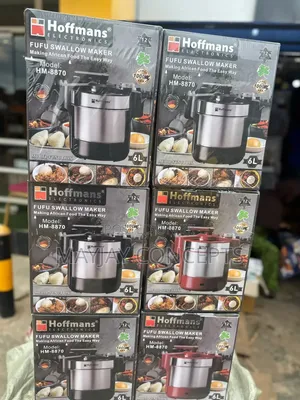 Hoffmans 6L 1000W Electric Yam Pounder |Fufu and Swallow MakerHM-8870