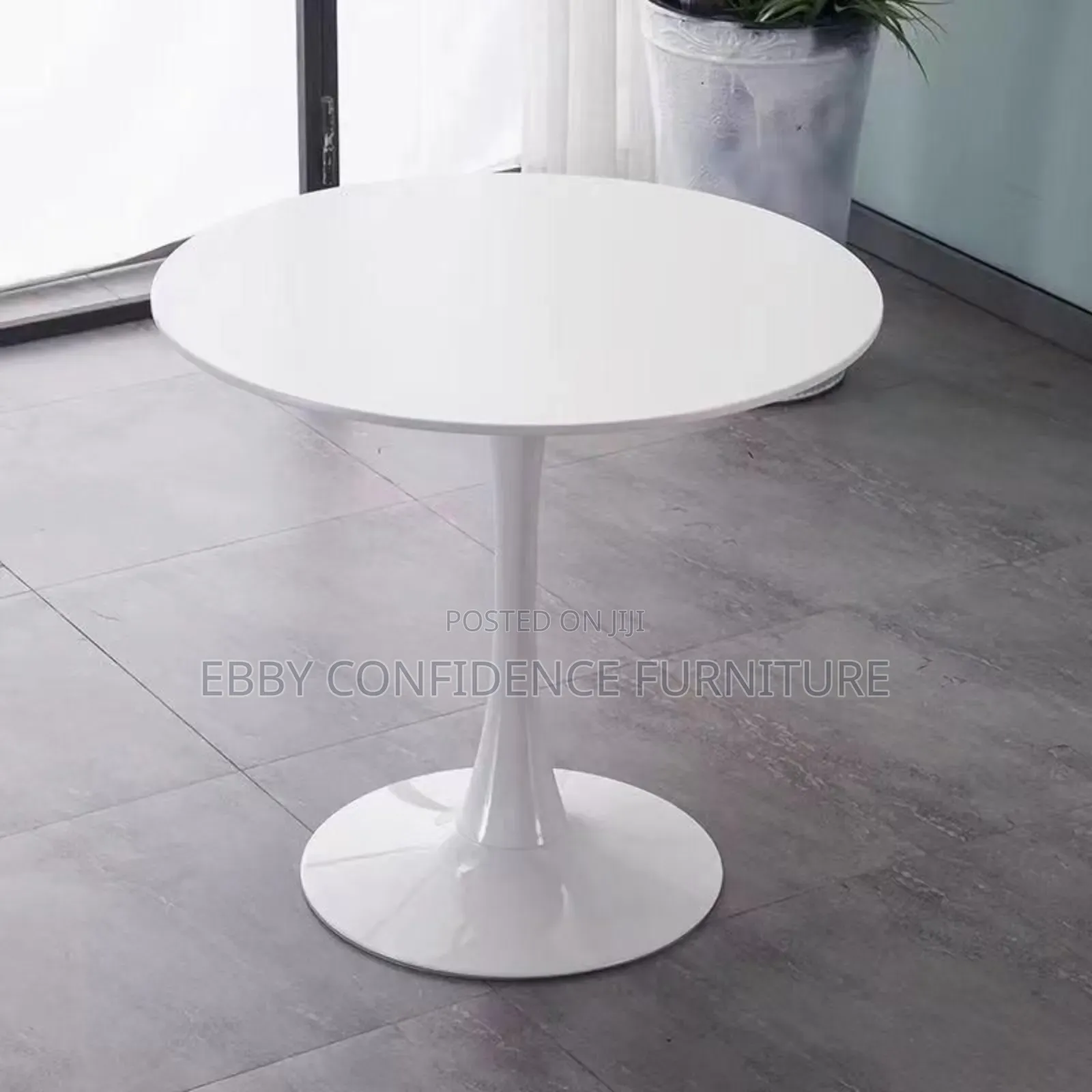 White Marble Top Restaurant Table