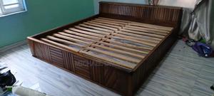 6 by 6 Bed With Mazonia Wood.