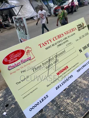 Dummy Cheque