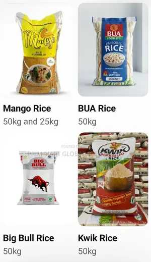 BUA Parboiled Rice Golden Color at Wholesale and Retail