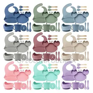 6 in 1 Baby Silicone Feeding Set
