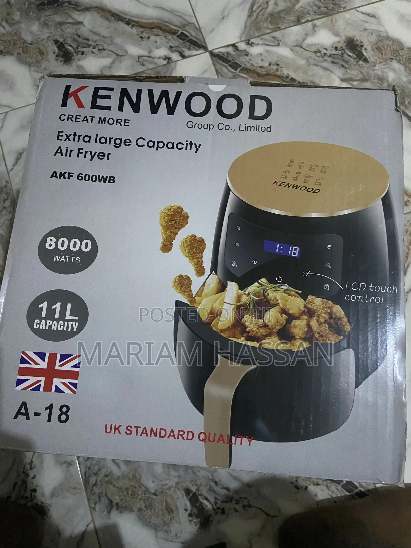 11Liters Kenwood Airfryer