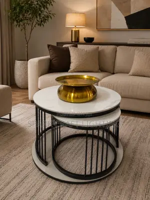 Modern Luxury Nesting Coffee Table Set