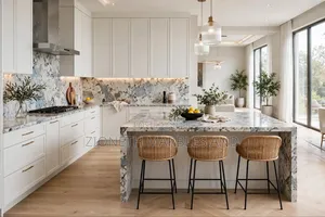Italian Alaska Blue Moon Granite Slab and Tiles
