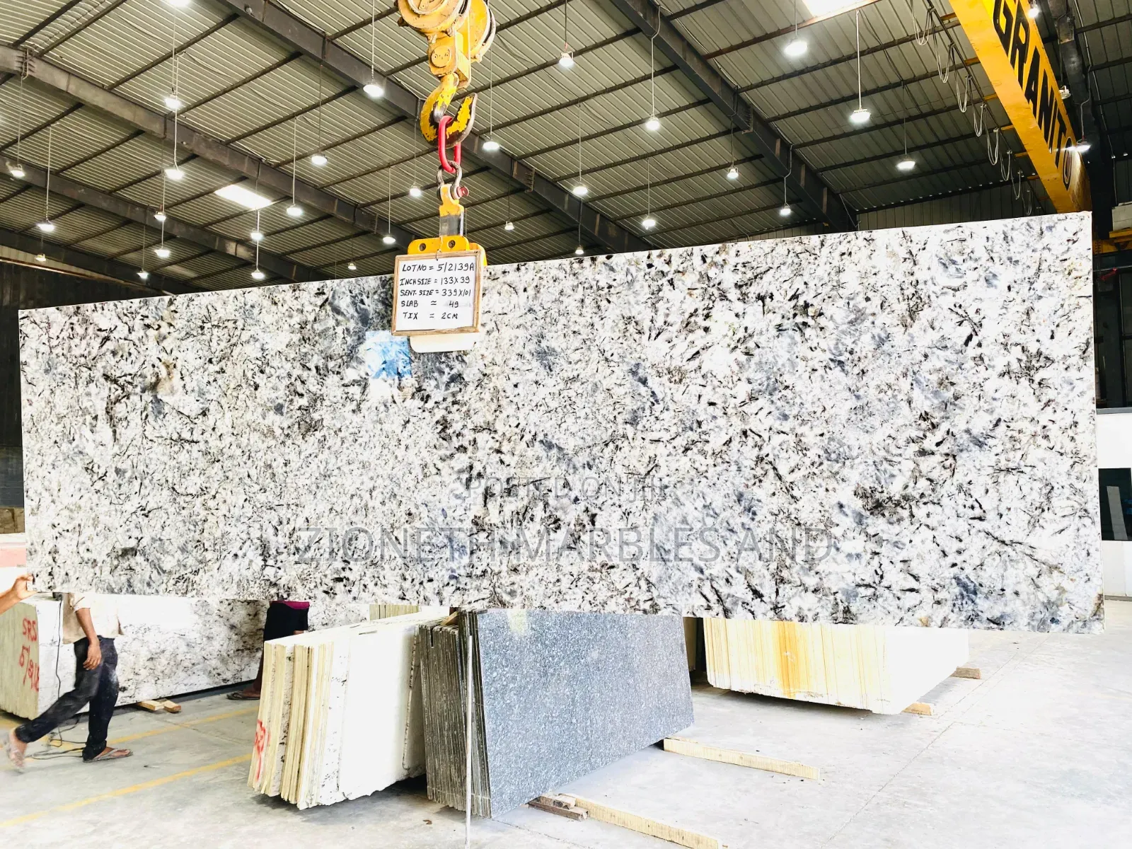 Italian Alaska Blue Moon Granite Slab and Tiles