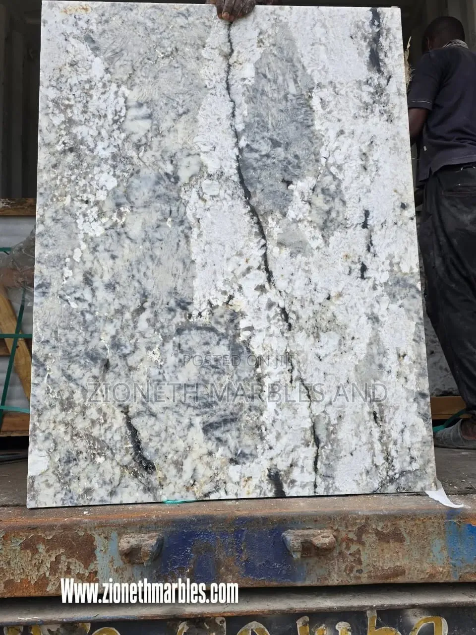 Italian Alaska Blue Moon Granite Slab and Tiles