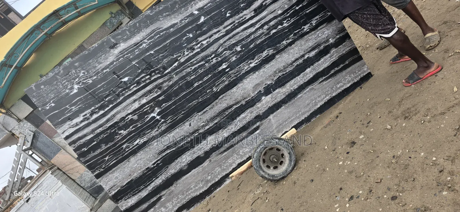 Silver Wave Marble Slab