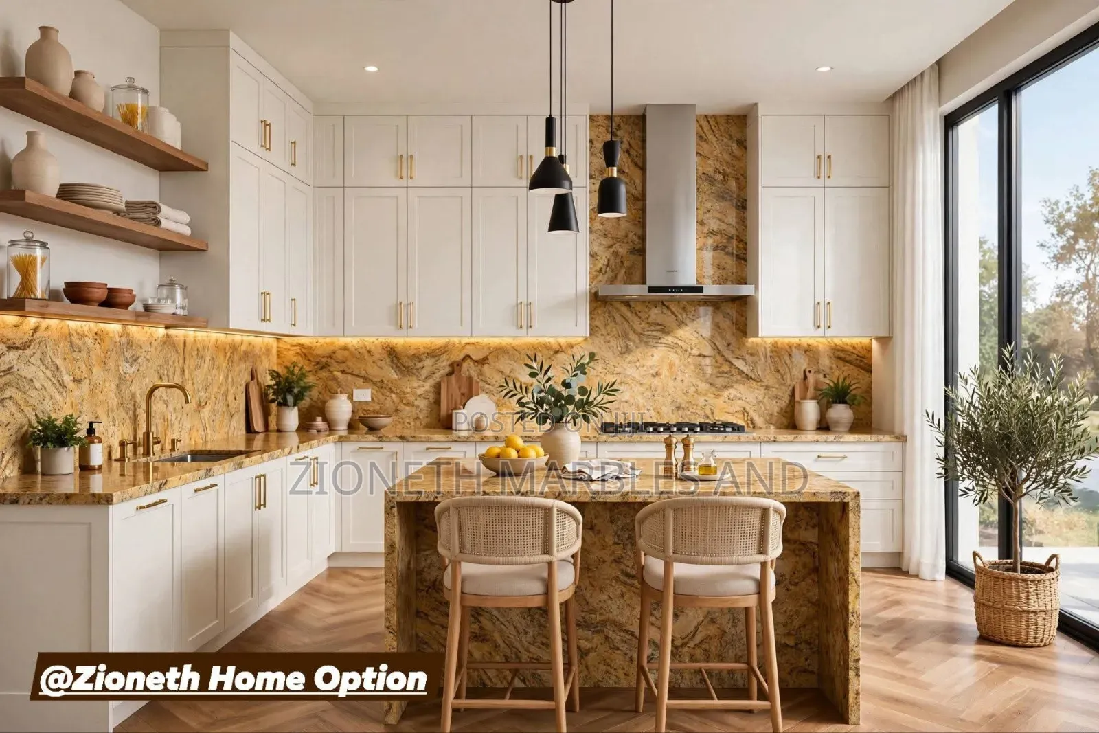 Indian Bhama Gold Granite Slab