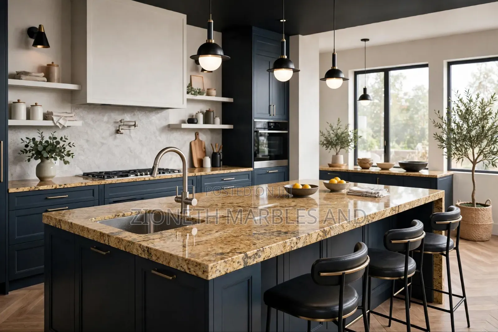 Indian Bhama Gold Granite Slab