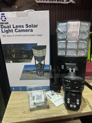 Dual Lens Solar Street Light Camera