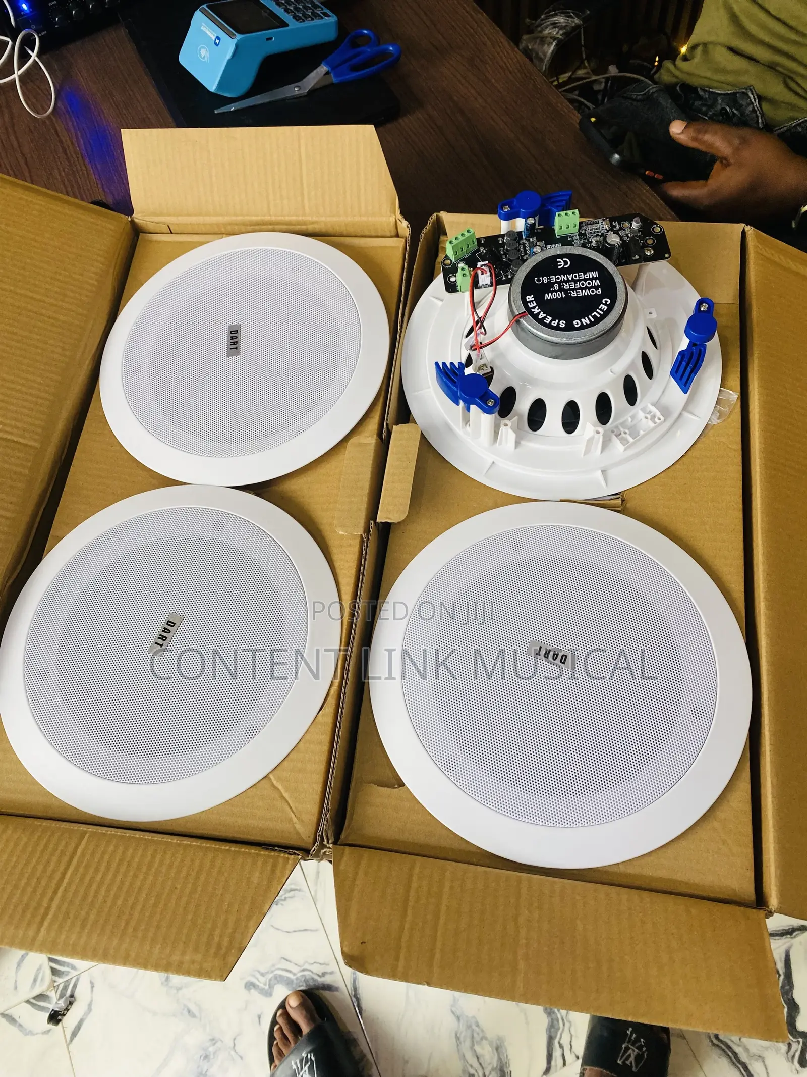 4 in 1 Bluetooth Ceiling/ Pop Speakers