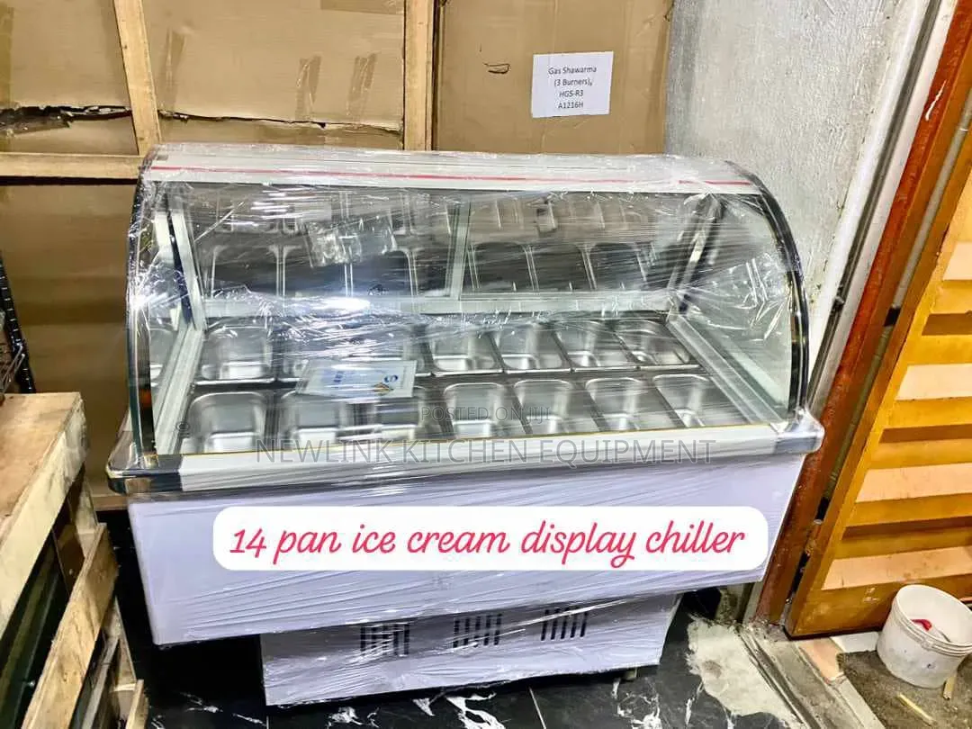Ice Cream Display Fridge 12plate