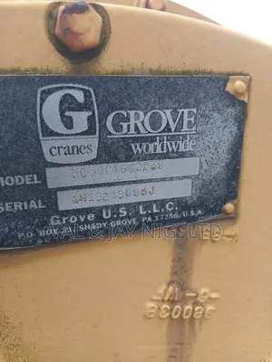 35 / 40 Tons Grove Rough Terrain 4x4 Crsne