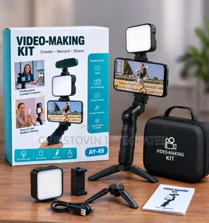 Brand New AY-49 Video Making Kit With LED Light and Tripod