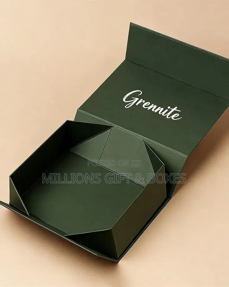 Green/Black Collapsible Box