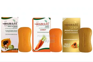 Hawwai Beauty Soap – Carrot, Papaya & Gold Soap