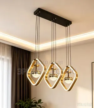 Golden Dropping Chandelier for Luxury Homes