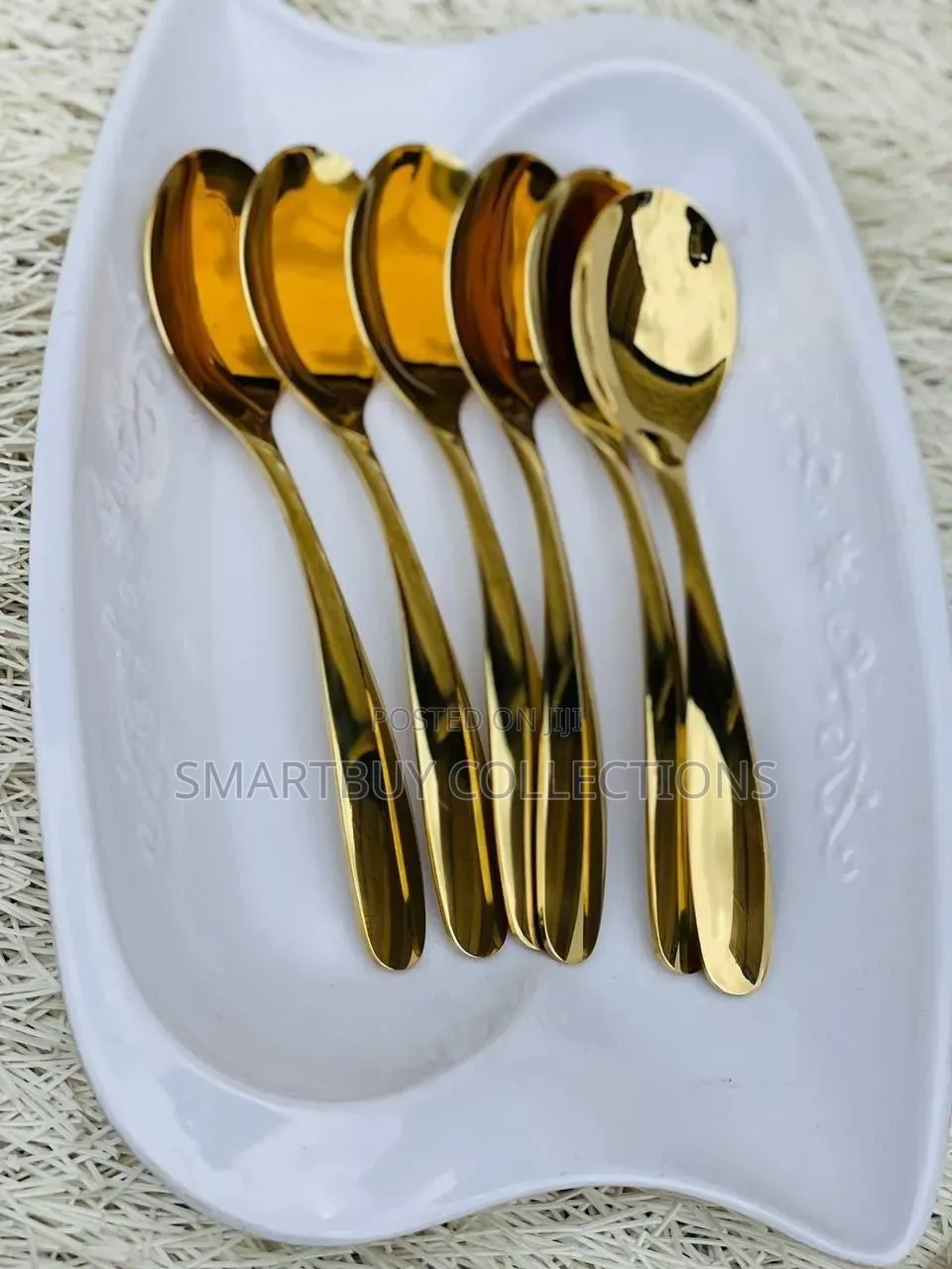 12-Piece Gold Spoon & Fork- Elegant