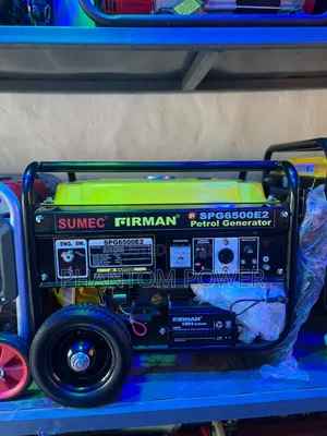 Sumec Firman 4.2/4.5kva Generator Set {Black & Yellow] >With Warranty<