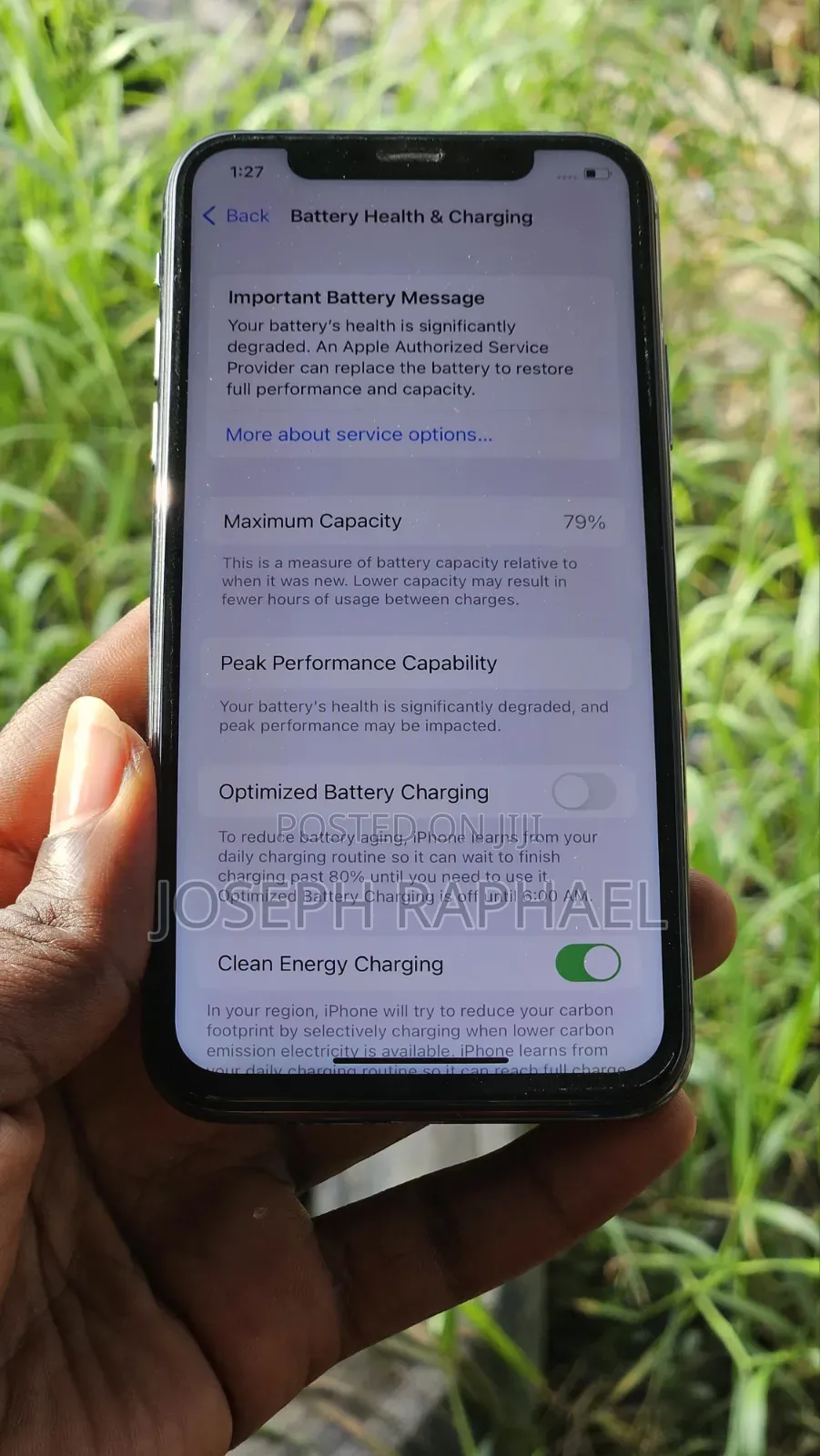 Apple iPhone X 64 GB Black
