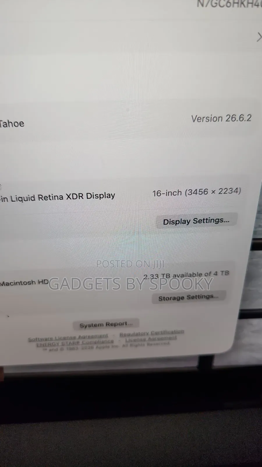 Laptop Apple MacBook Pro 2021 M1 Max 64GB SSD 4T