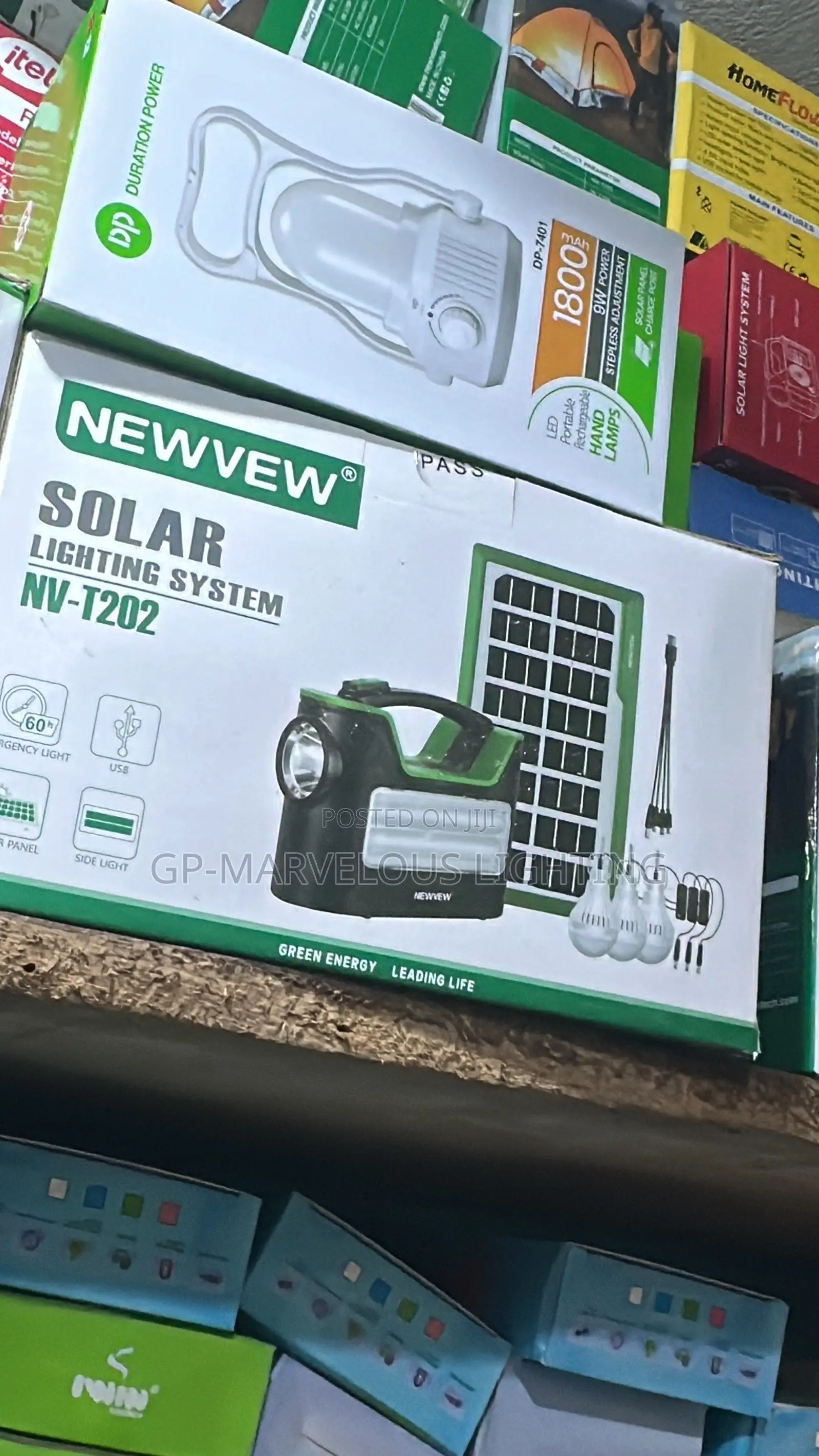 Rechargeable Solar Lighting System – Complete Home Lighting Kit