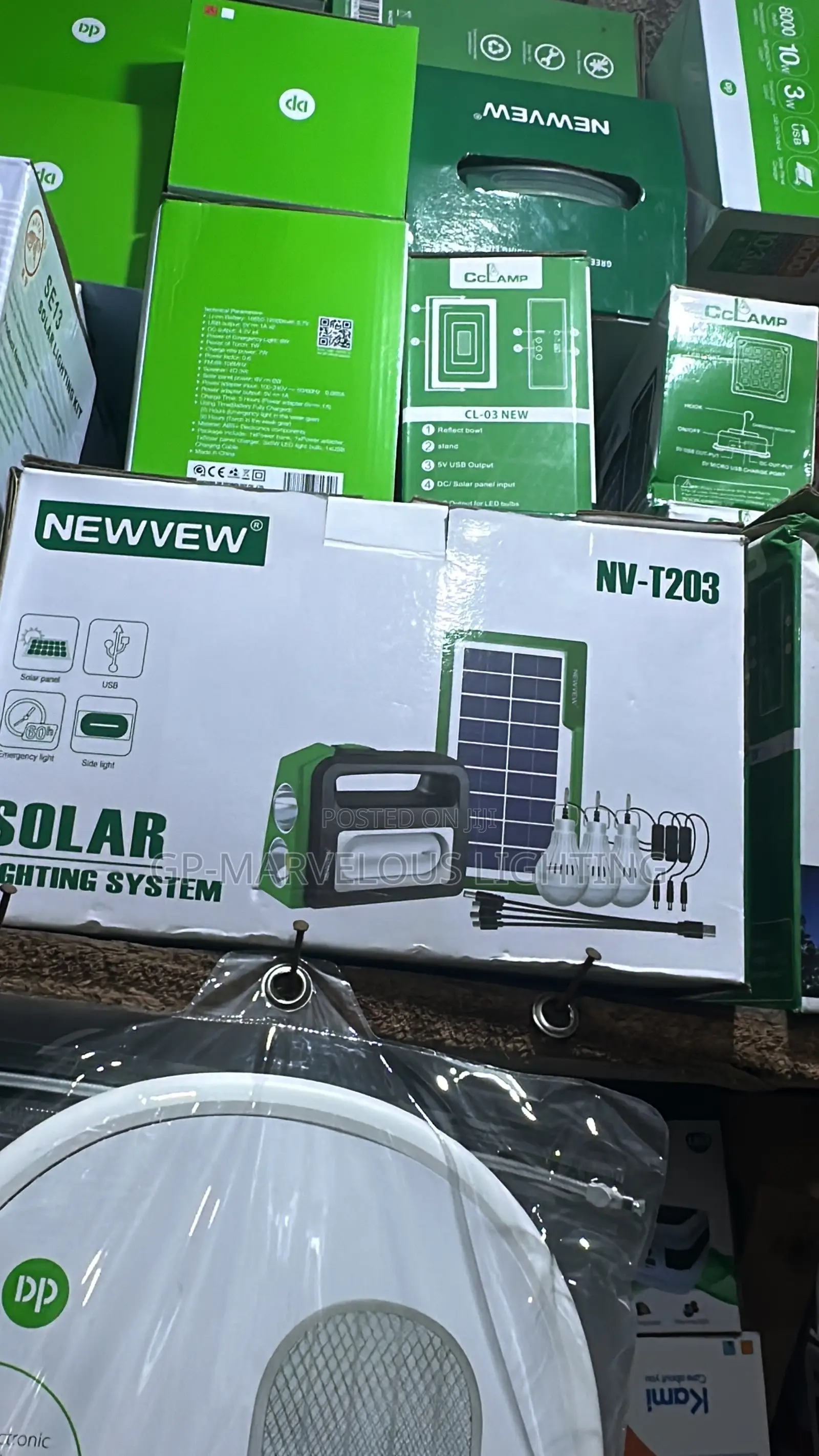 Rechargeable Solar Lighting System – Complete Home Lighting Kit