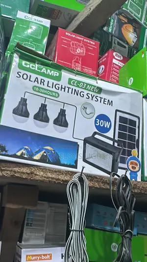 Rechargeable Solar Lighting System – Complete Home Lighting Kit