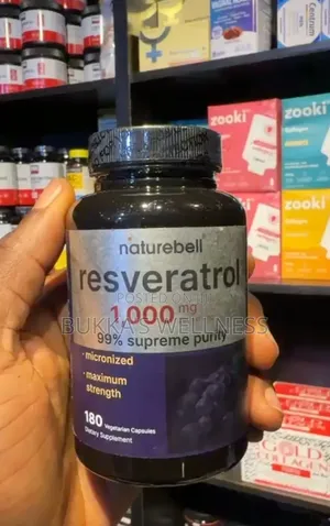 NatureBell Resveratrol 1000mg 180 Caps_99% Supreme Purity Micronized.