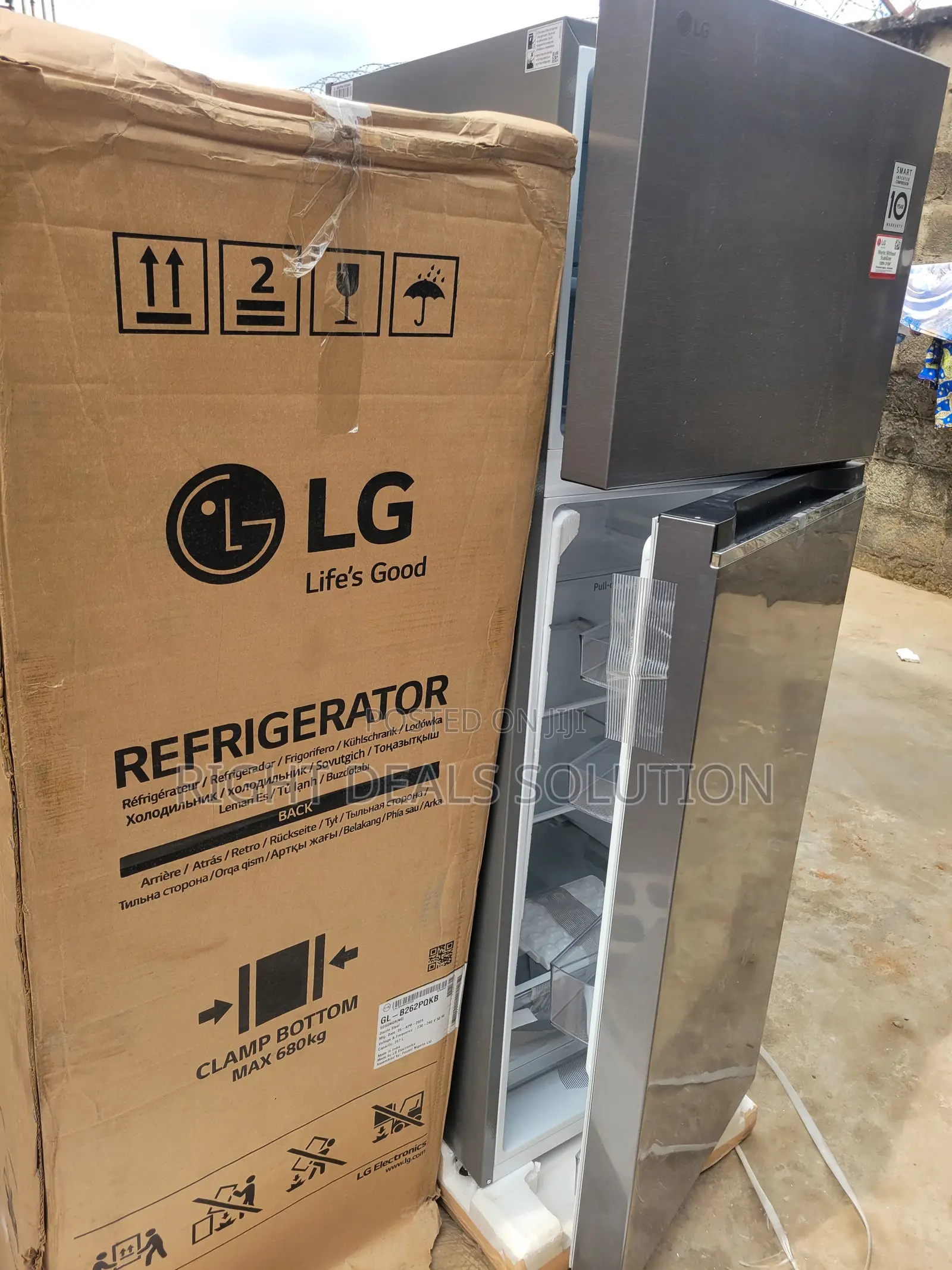 LG 234 Litres Fridge Freezer Combination