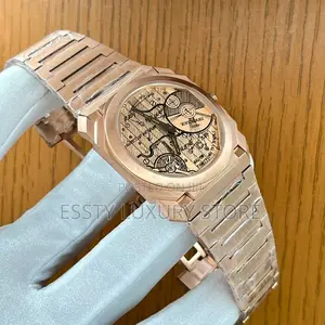 Automatic Quality Luxury Bvlgari Men Wristwatch
