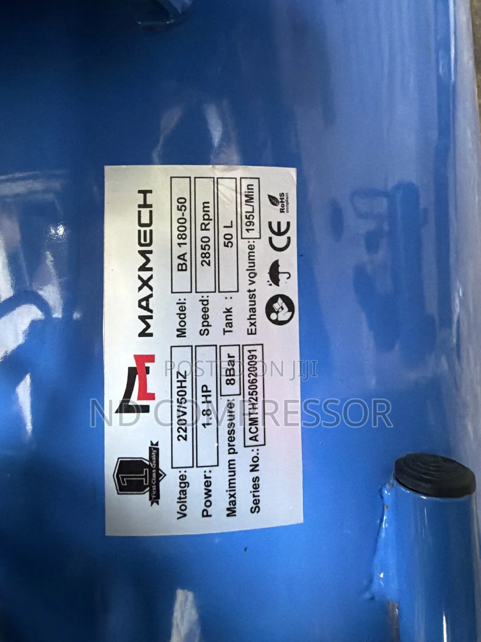 500L Air Receiver Tank