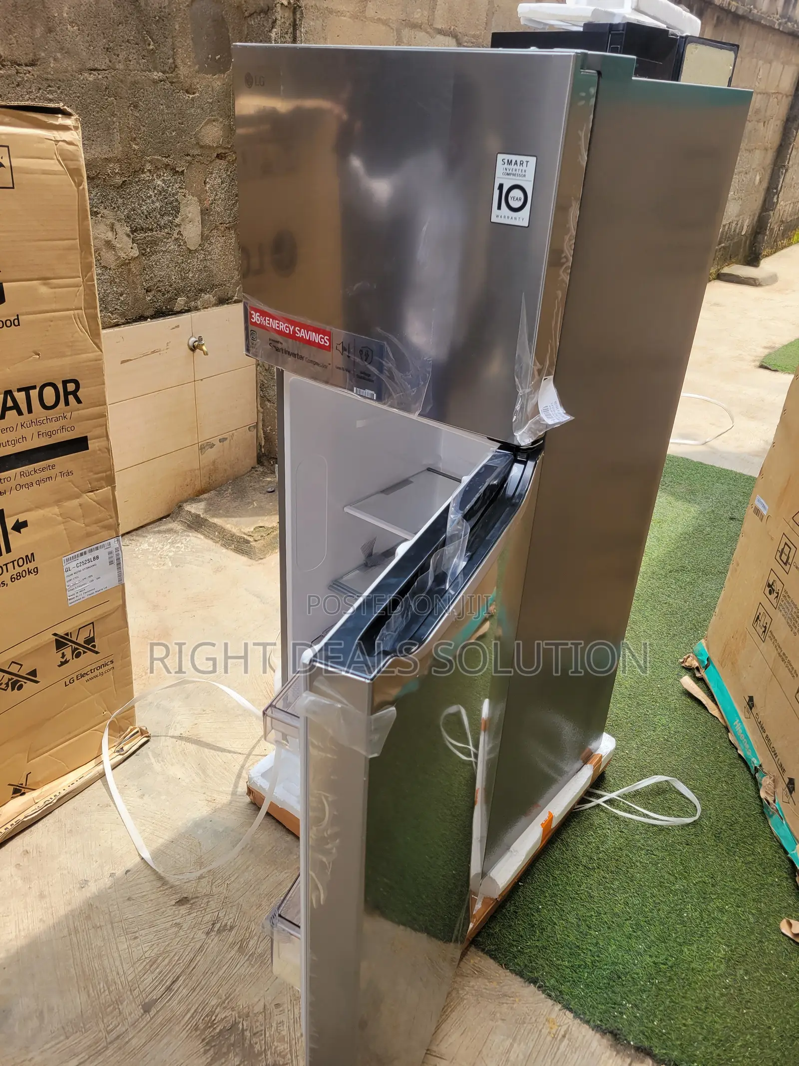 Double Door Kitchen Fridge 234L