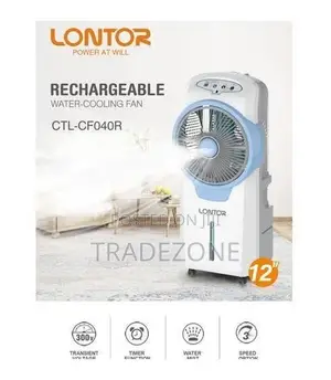 LONTOR Rechargeable Air Cooler Water Fan With Remote Control | CF040
