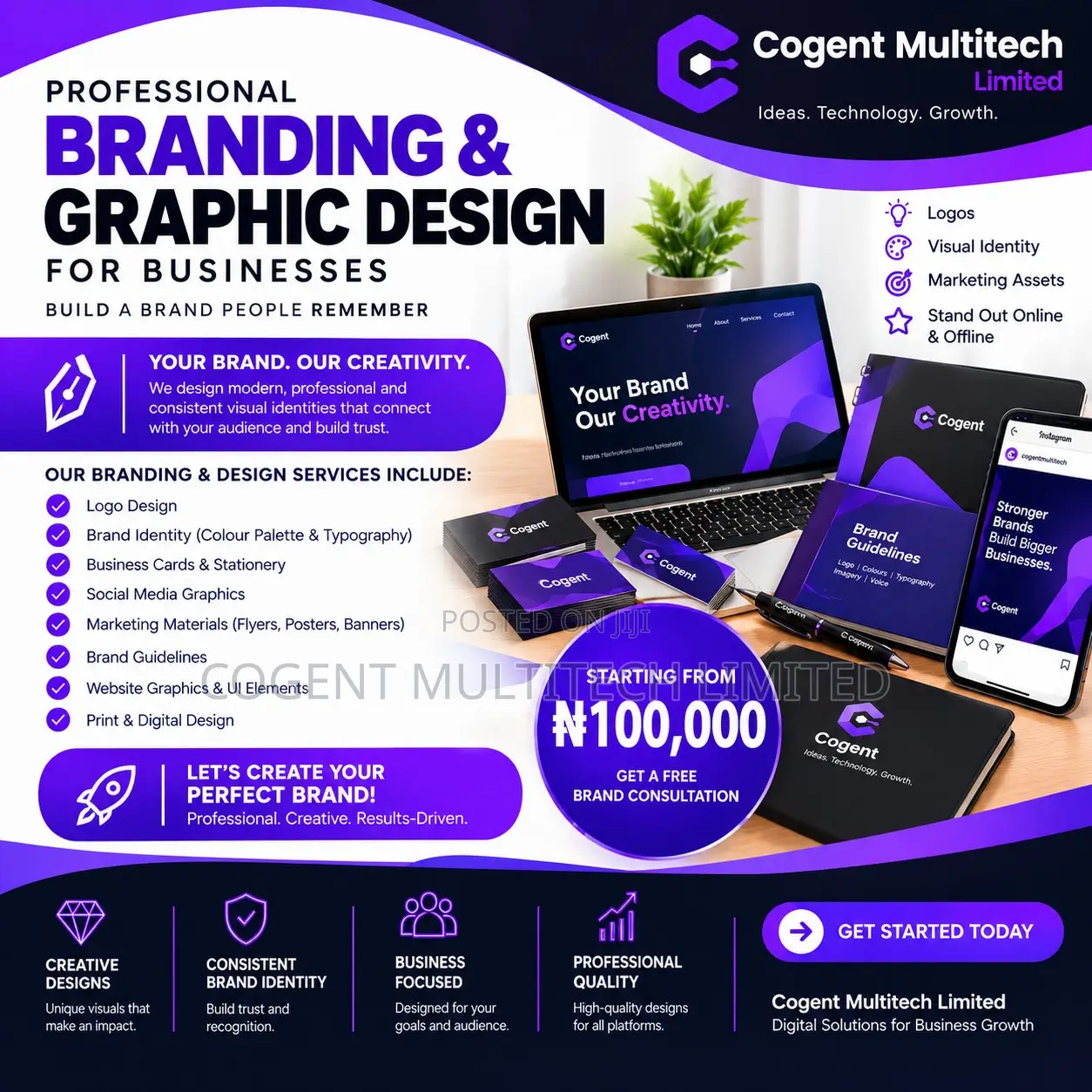 Professional Branding & Graphic Design for Businesses