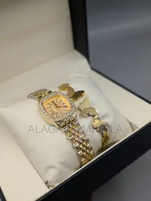 Female Wrist Watches and Bangle